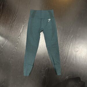 Gymshark High-Waisted Leggings in Deep Teal